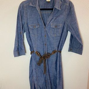 NWOT Sonoma blue jean dress. Size medium.